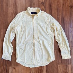 Ralph Lauren Yellow Men’s Medium Button Up Shirt